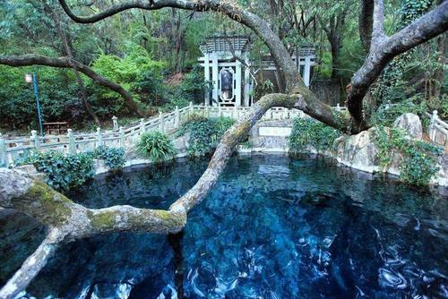 3.在大理古城，你可以去蝴蝶泉风景区玩，蝴蝶泉风景优美，是大理最美的风景。
