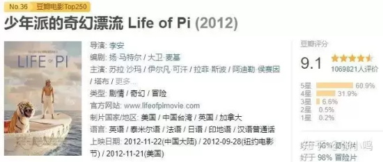 10部高分电影推荐(豆瓣9.0以上)