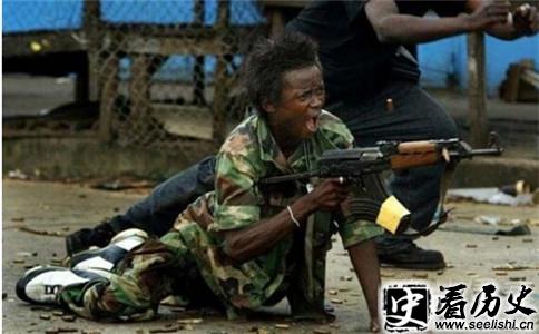 利比里亚内战照片
