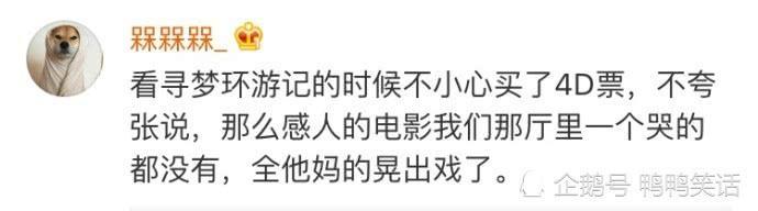 令人窒息的4D观影体验，笑到无法自拔