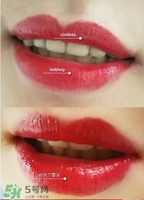 mac口红cockney和ladybug哪个颜色好看? mac口红cockney和ladybug哪个颜色好看?