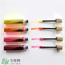 欧莱雅全新唇萃试色 欧莱雅光泽保湿唇釉试色