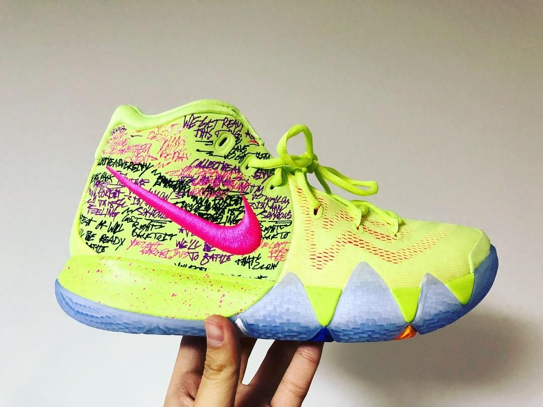 出来都说丑,发售抢成狗!欧文战靴Nike Kyrie 4首发鸳鸯配色图集