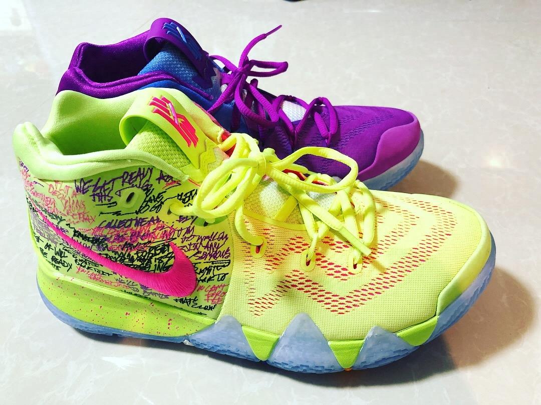 出来都说丑,发售抢成狗!欧文战靴Nike Kyrie 4首发鸳鸯配色图集