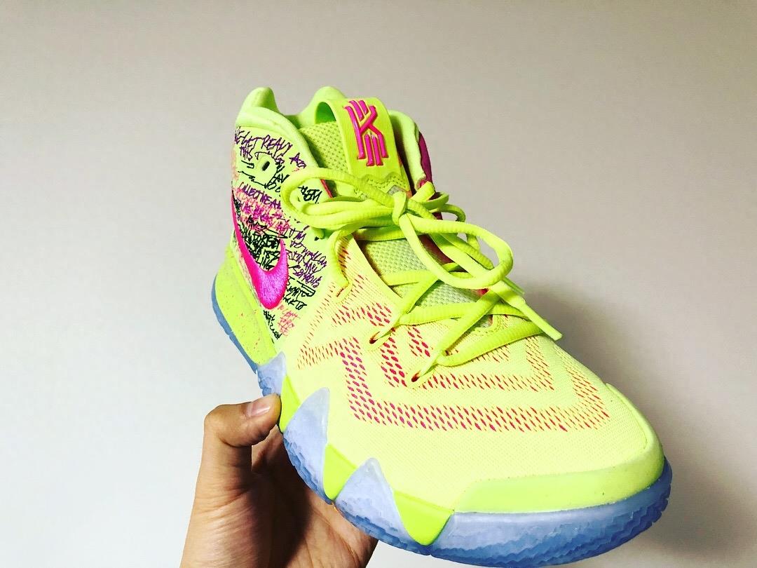 出来都说丑,发售抢成狗!欧文战靴Nike Kyrie 4首发鸳鸯配色图集