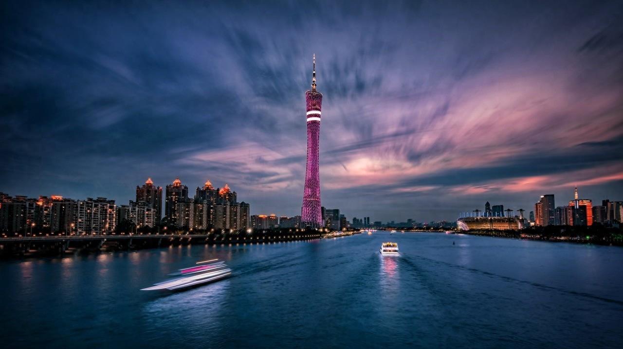 珠江夜游，珠江边上的美丽夜景高清图集赏