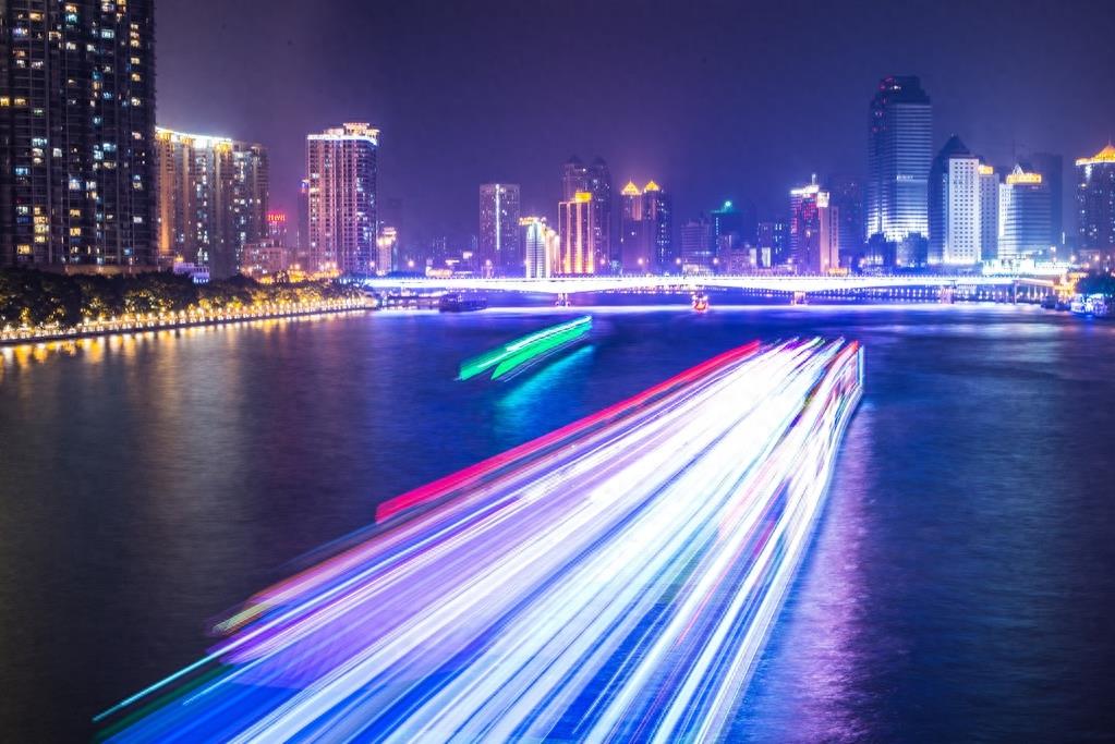 珠江夜游，珠江边上的美丽夜景高清图集赏