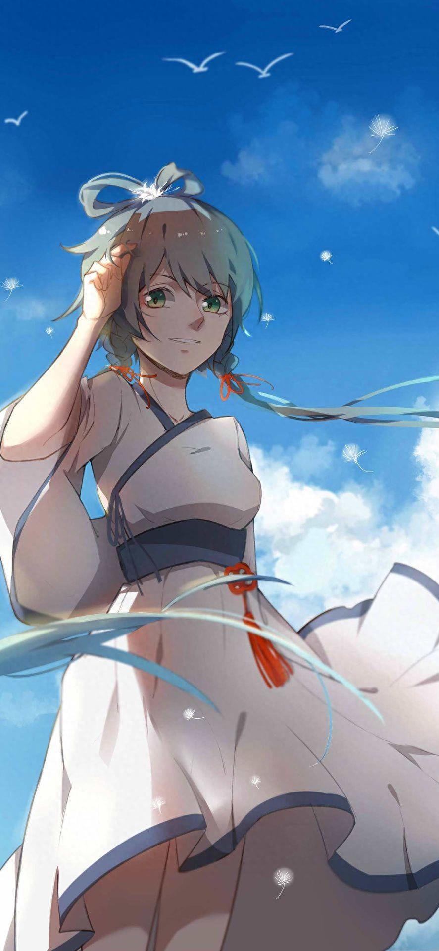 手机壁纸第19期:洛天依高清壁纸,做壁纸及聊天背景不错,速来取