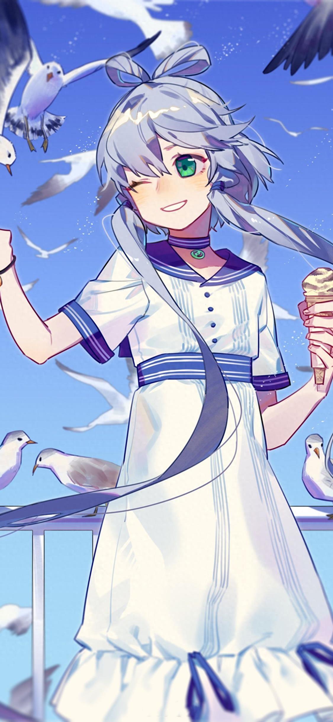 手机壁纸第19期:洛天依高清壁纸,做壁纸及聊天背景不错,速来取