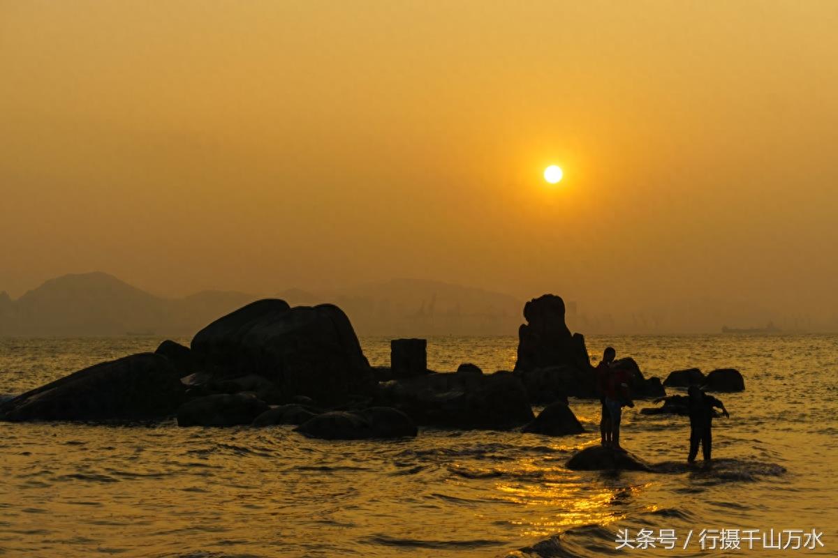 美丽的厦大白城沙滩