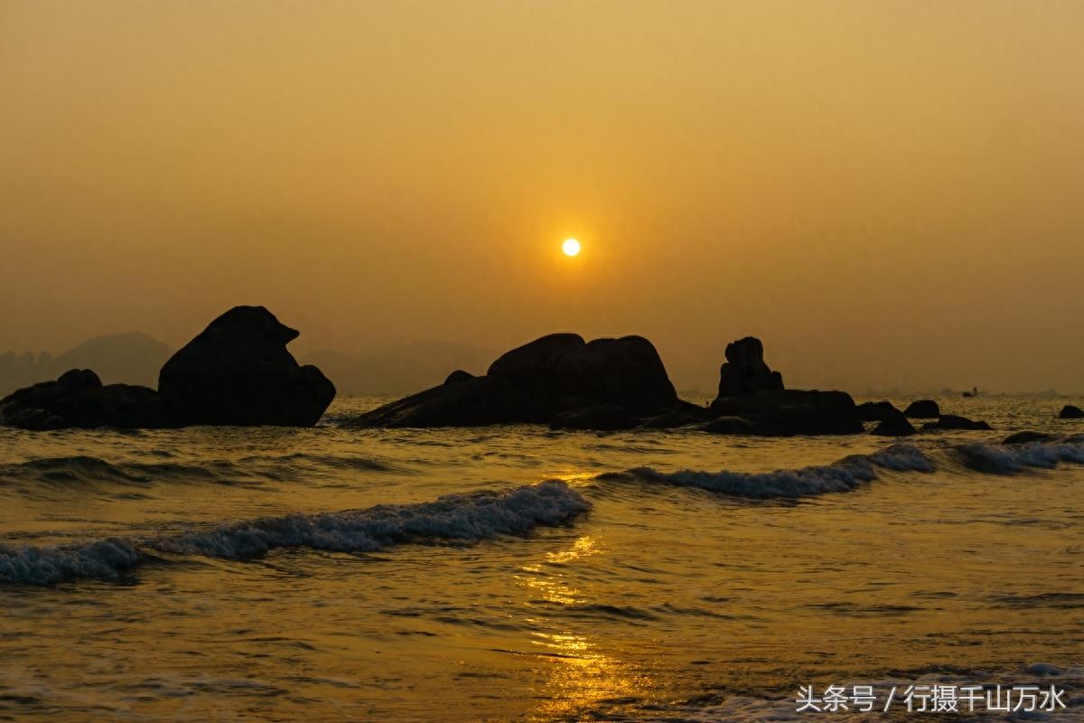 美丽的厦大白城沙滩