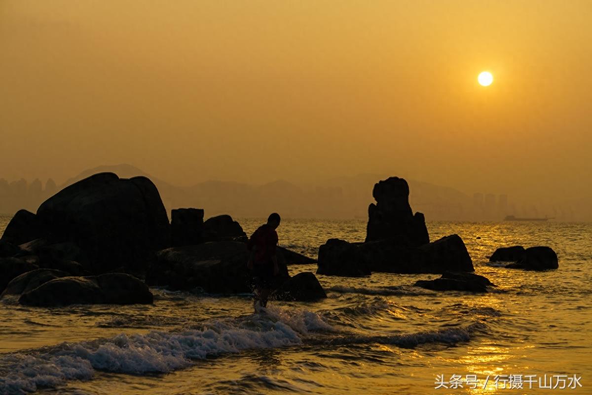 美丽的厦大白城沙滩