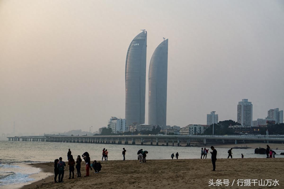 美丽的厦大白城沙滩