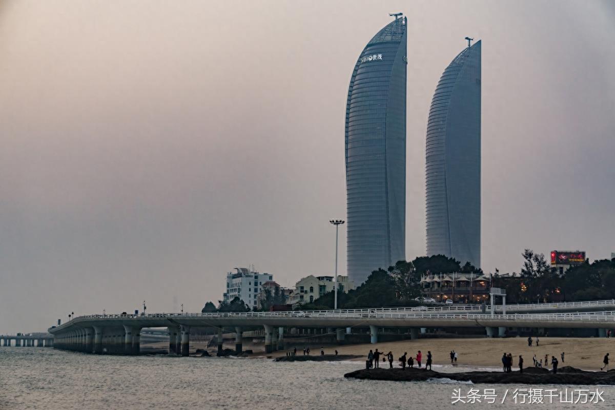 美丽的厦大白城沙滩