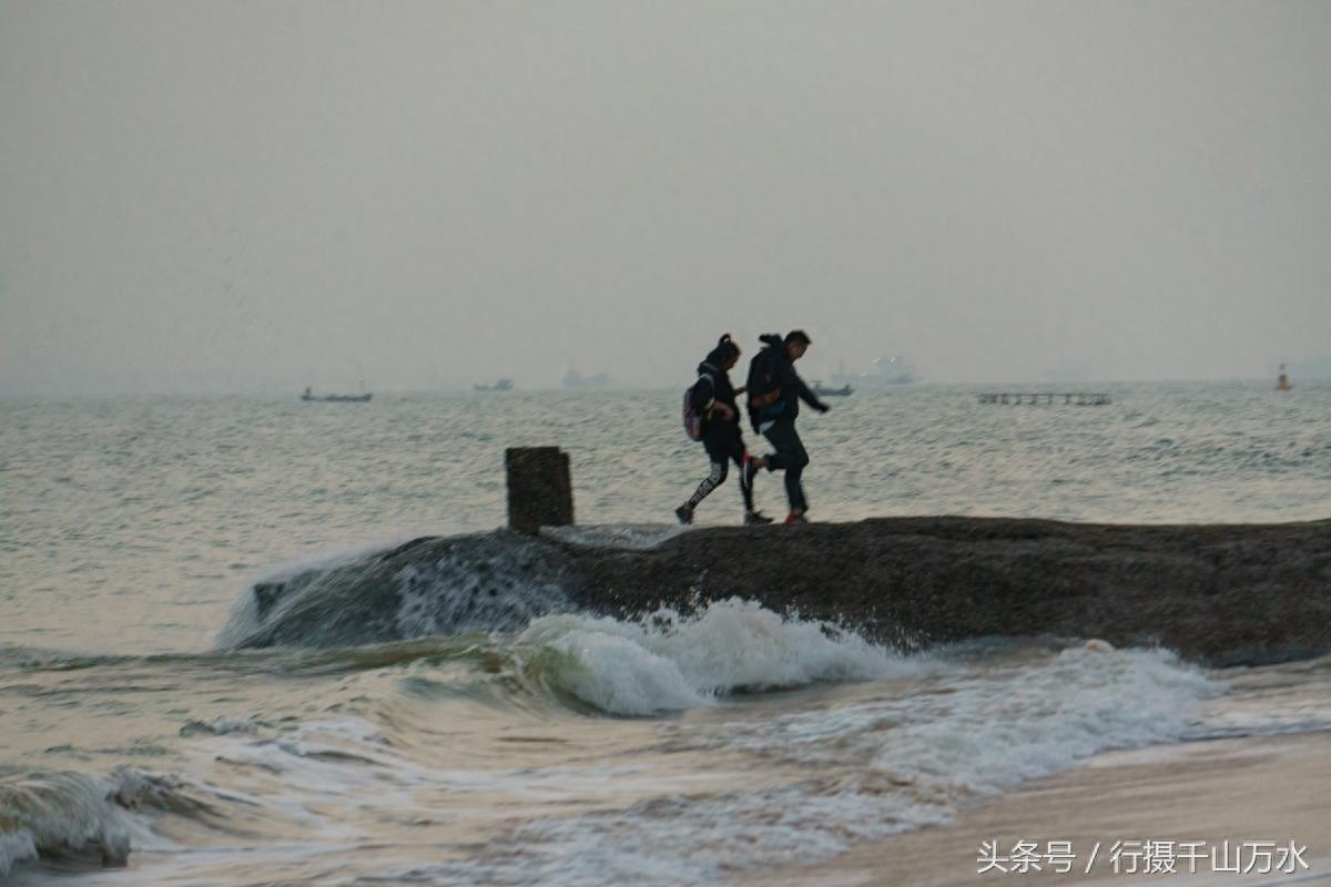 美丽的厦大白城沙滩