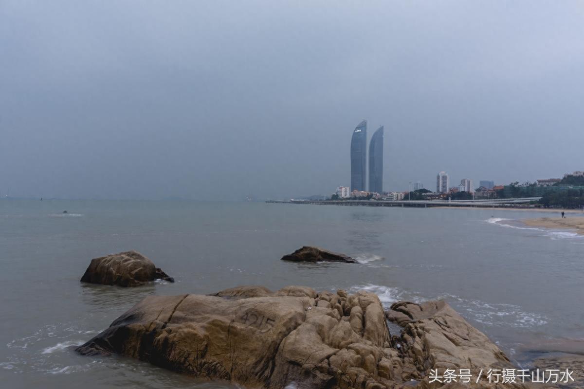 美丽的厦大白城沙滩