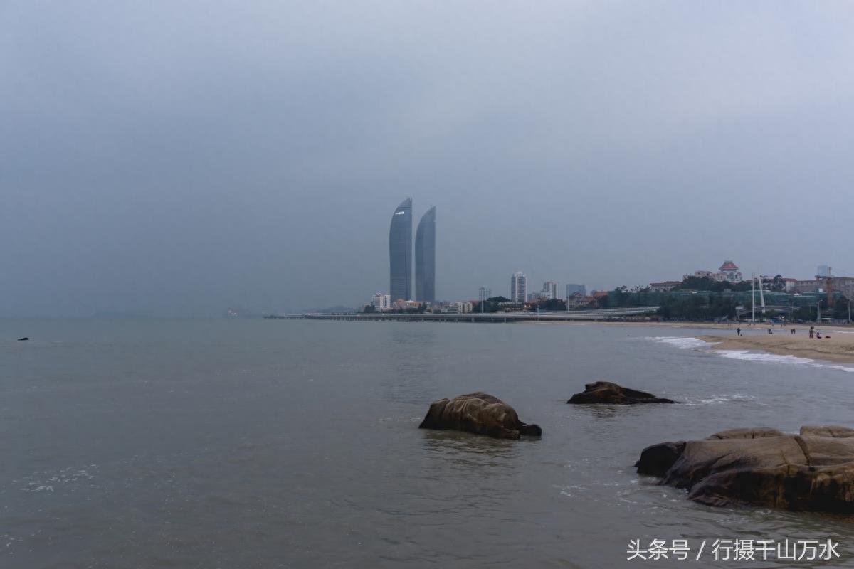 美丽的厦大白城沙滩