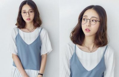 ​5款韩国中分梨花头短发！发型专为提升你的颜值！