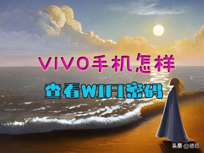 ​vivo手机怎样查看已连接wifi的密码