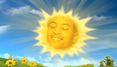 ​在家开始看天线宝宝了？乌布雷P图，自己化身太阳宝宝