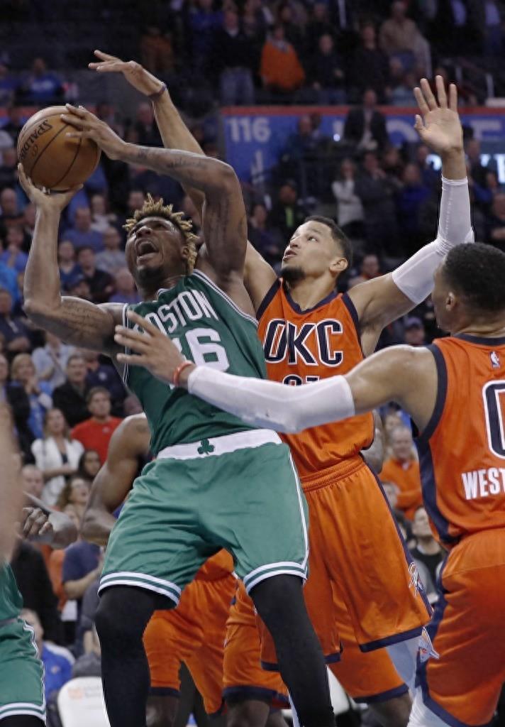 篮球——NBA常规赛：雷霆胜凯尔特人