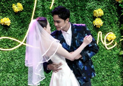 ​满满回忆杀！陈乔恩穿婚纱同框明道，二人相拥再现《王子变青蛙》