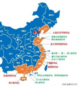 ​核电是很重要的能源，目前我国有多少个核电站？分别分布在哪里？