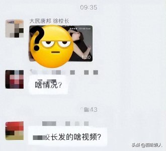 ​不忍直视！女校长在群里发不雅视频后续，本人回应来了