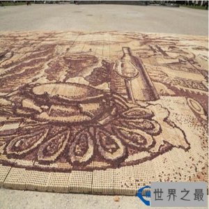 ​最美的艺术品：世界上最大的软木马赛克长17.1米