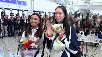 ​奥运冠军江旻憓返回香港：多谢大家支持 希望分享喜悦