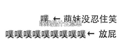 ​女生说噗呲是什么意思 女生说噗呲是什么意思?