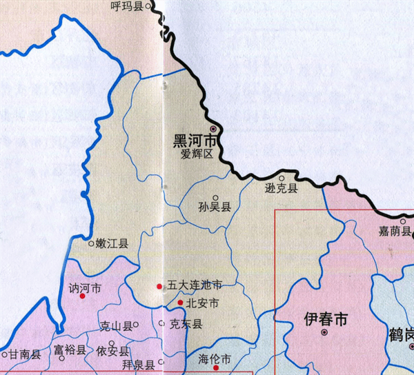 黑河市常住人口有多少(黑河市各区县人口排名)