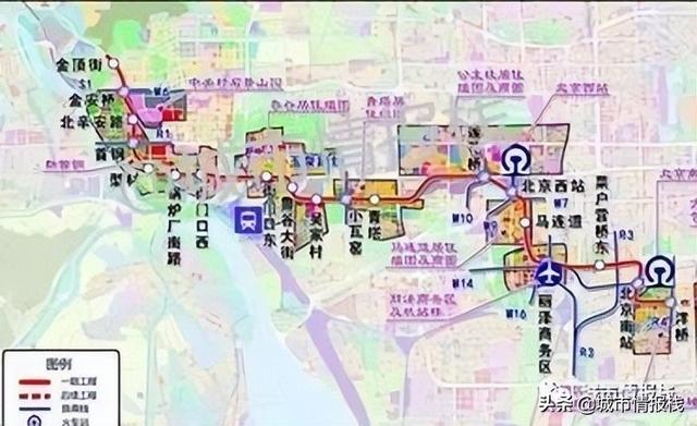 北京地铁11号线最新线路图（北京地铁11号线二期）(1)