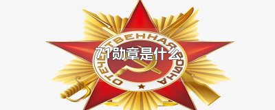 ​71勋章是什么