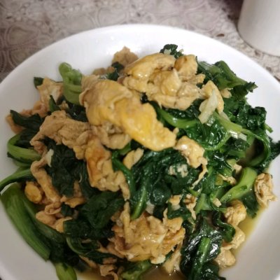 茼蒿菜家常做法（简单好吃家常版茼蒿炒鸡蛋）