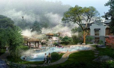 ​一个充满诗情画意有故事的温泉-藏马山丹溪温泉