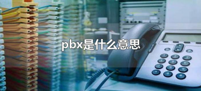 ​pbx是什么意思（什么是pbx）