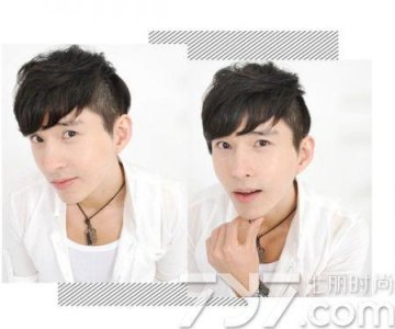 ​斜刘海男生发型 换上撩妹指数爆表