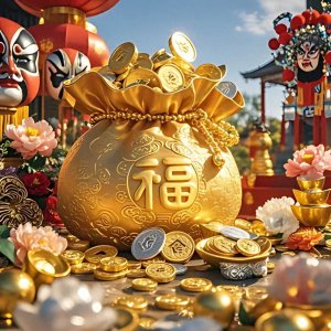 ​黄金福袋头像 | 福袋满满 财源滚滚 喜欢请拿走