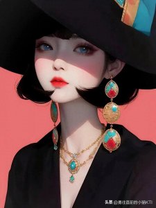 ​黑色系高冷女生头像来喽~(¯▽¯~)~