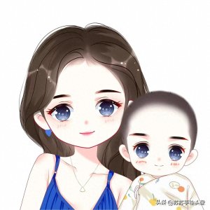​换个头像吧，好看又可爱的卡通亲子头像，全家人都很喜欢