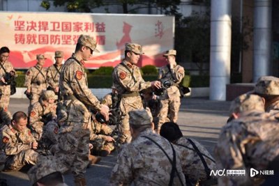 ​大浪街道民兵应急排队员参与2025年龙华区开训动员活动