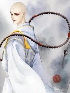 ​古风插画 | 一群皈依佛门的和尚壁纸，修身养性