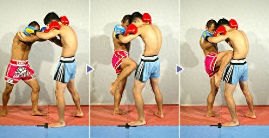 泰拳部分动作分解图