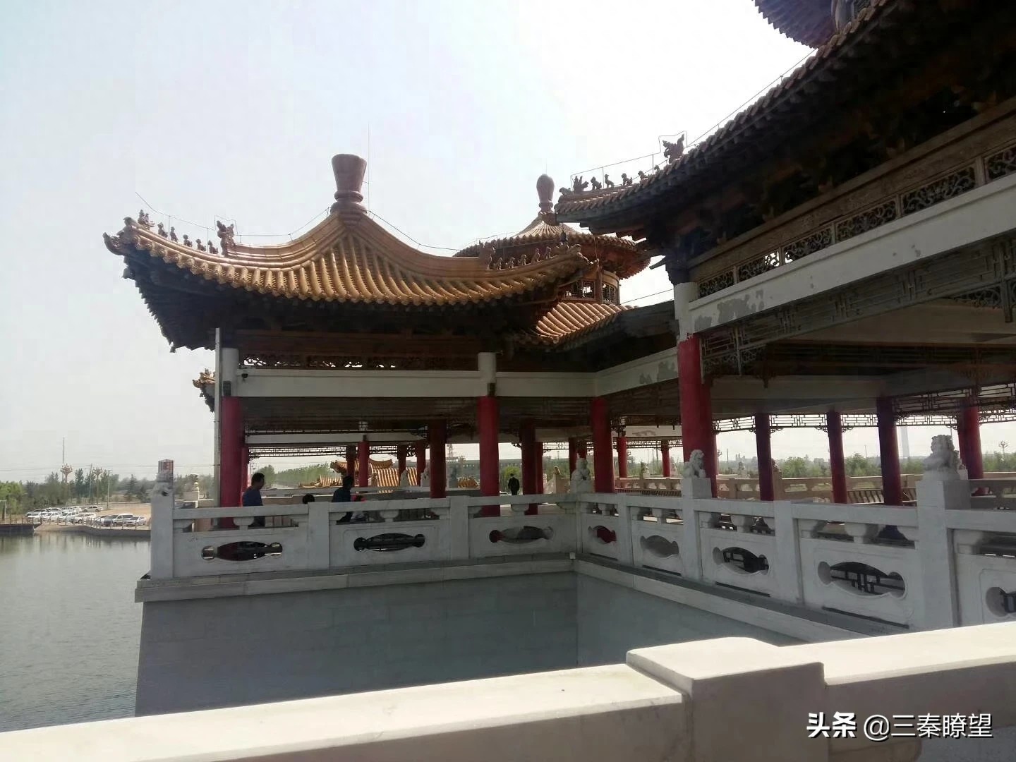 大荔南湖风景迷人！（任进法）