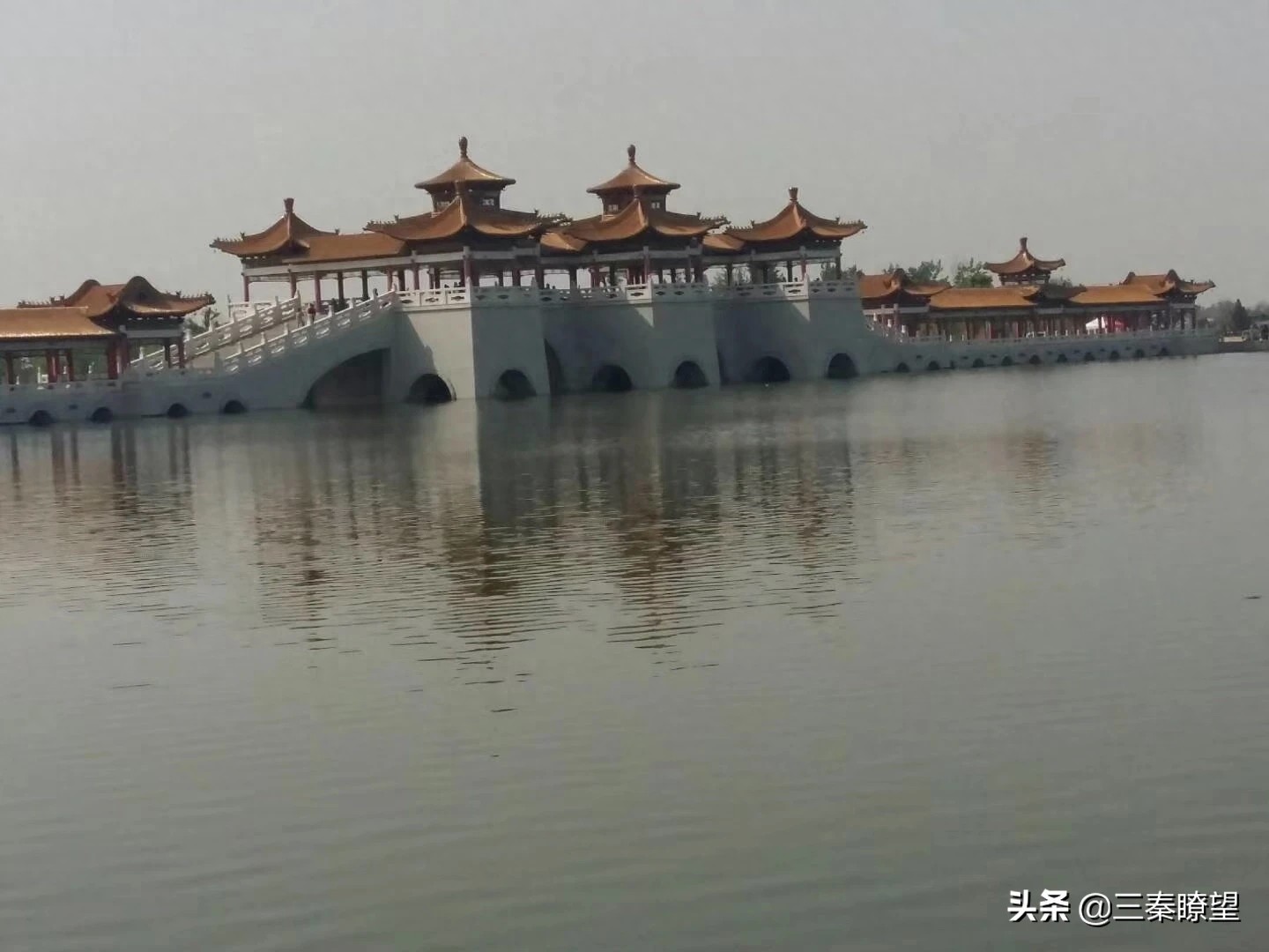 大荔南湖风景迷人！（任进法）