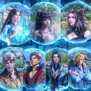 《斗罗大陆》壁纸 | 史莱克七怪、武魂殿三美、白沉香 小白、波塞西