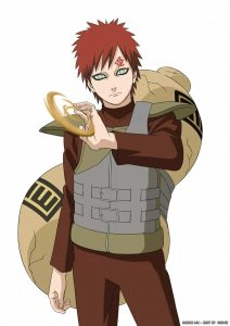 《火影忍者》里及其衍生的角色“我爱罗”