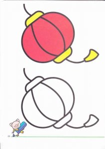 ​幼儿园小班 | 简笔画涂色素材120张