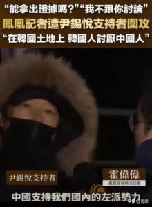 ​中国记者在韩国被围攻，被骂滚出韩国！尹锡悦的计划生效了